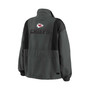 Women's Charcoal Kansas City Chiefs Popover Packable Half-Zip Jacket
