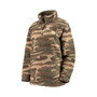 Women's Camo Boston Bruins Sherpa Quarter-Zip Jacket