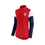 Women's Red and Navy St. Louis Cardinals Authentic Fleece Quarter-Zip Jacket