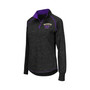 Women's Black Washington Huskies Bikram 1/4 Zip Long Sleeve Jacket