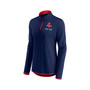 Women's Branded Navy Boston Red Sox Worth The Drive Quarter-Zip Jacket