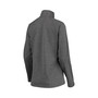Women's Heathered Gray Ohio State Buckeyes Studio Half-Zip Jacket