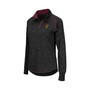 Women's Black Arizona State Sun Devils Bikram 1/4 Zip Long Sleeve Jacket