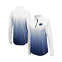 Women's Navy Penn State Nittany Lions Magic Ombre Quarter-Zip Raglan Jacket