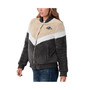 Women's Black, Cream Baltimore Ravens Riot Squad Sherpa Full-Snap Jacket