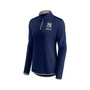 Women's Branded Navy New York Yankees Worth The Drive Quarter-Zip Jacket