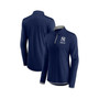 Women's Branded Navy New York Yankees Worth The Drive Quarter-Zip Jacket