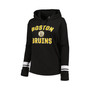 Women's Black Boston Bruins Colorblock Plus Size Pullover Hoodie Jacket
