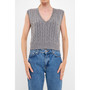 Women's Cable Knit Chunky Vest