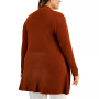 Plus Size Monterey Open-Front Cardigan