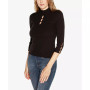 Women's Embellished Keyhole Sweater