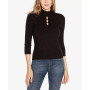 Women's Embellished Keyhole Sweater