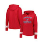 Women's Red Washington Capitals Colorblock Plus Size Pullover Hoodie Jacket