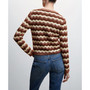 Women's Openwork Lurex Sweater