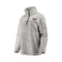 Women's Gray Washington Capitals Sherpa Quarter-Zip Pullover Jacket