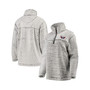 Women's Gray Washington Capitals Sherpa Quarter-Zip Pullover Jacket