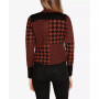 Black Label Multi Houndstooth Cropped Sweater Blazer