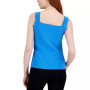 Women's Sleeveless Square Neck Ribbed Top