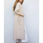 Women's Pockets Detail Oversized Knitted Coat