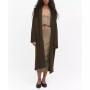 Women's Pockets Detail Oversized Knitted Coat