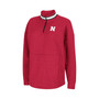 Women's Scarlet Nebraska Huskers Alice 2-Hit Fleece Quarter-Zip Jacket