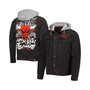 Men's and Women's Black Chicago Bulls Windy City Button-Up Denim Jacket