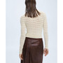 Women's Openwork Knit Sweater