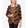 Petite Classics Chevron Stripe Two for One Sweater