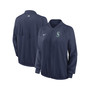 Women's Navy Seattle Mariners Authentic Collection Team Raglan Performance Full-Zip Jacket