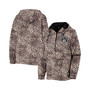 Women's Leopard Brooklyn Nets Gabriella Windbreaker Half-Zip Hoodie