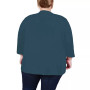 Plus Size Draped Open-Front Cardigan