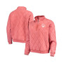 Women's Texas Orange Texas Longhorns Unstoppable Chic Quilted Quarter-Zip Jacket