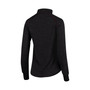 Women's Black Virginia Tech Hokies Bikram 1/4 Zip Long Sleeve Jacket
