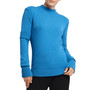 Women's Mock-Neck Long Paneled-Sleeve Sweater
