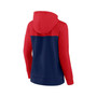 Women's Branded Red, Navy St. Louis Cardinals Take The Field Colorblocked Hoodie Full-Zip Jacket