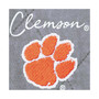 Women's Charcoal Clemson Tigers Unstoppable Chic Quilted Quarter-Zip Jacket