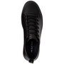 Men's Lee Black Tape Leather Low-Top Sneaker