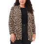 Trendy Plus Size Leopard-Print Cardigan