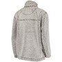 Women's Gray Colorado Rockies Sherpa Quarter-Zip Pullover Jacket