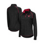 Women's Black Harvard Crimson Bikram Raglan Quarter-Zip Jacket