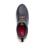 Men's Plain Toe Leather Sneaker Shoes