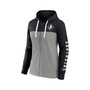 Women's Branded Black, Gray Chicago White Sox Take The Field Colorblocked Hoodie Full-Zip Jacket