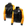 Women's Black Pittsburgh Steelers Team 2.0 Satin Raglan Full-Snap Jacket