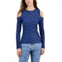 Women's Cold Shoulder Space Dye Sweater, Created for Macy's