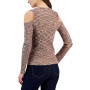 Women's Cold Shoulder Space Dye Sweater, Created for Macy's