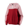 Women's Crimson Alabama Crimson Tide Chevron Swishy Quarter-Zip Hoodie Jacket