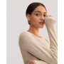 Cashmere Casual Scoop Neck Soft Sweater for Women