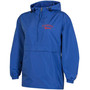 Women's Royal Florida Gators Packable Half-Zip Light Rain Jacket