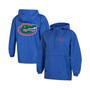 Women's Royal Florida Gators Packable Half-Zip Light Rain Jacket