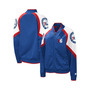 Women's Royal, Red Philadelphia 76Ers Fan Girl Satin Raglan Full-Zip Jacket